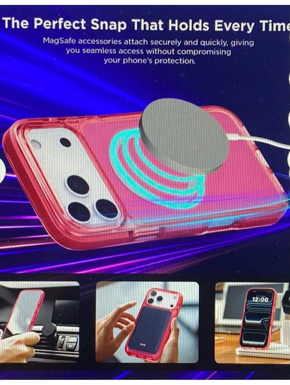 iHome Case for iPhone 17 Pro Max Pink